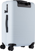 Monos Blue Carry-On Pro Plus Suitcase
