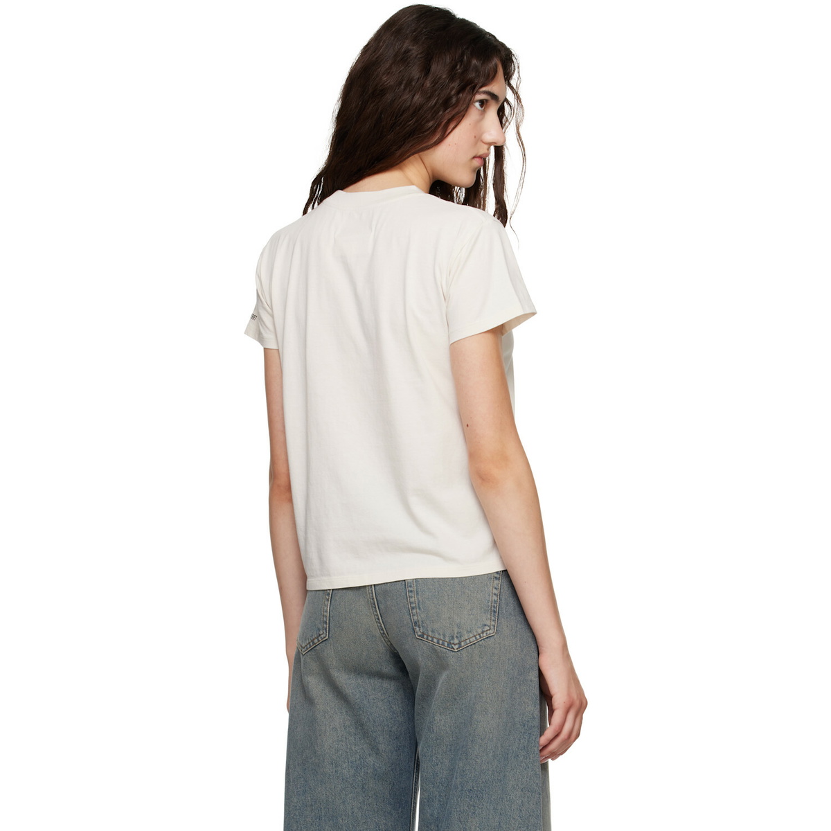 MM6 Maison Margiela Off-White Mannequin-Print Cotton Jersey T-shirt