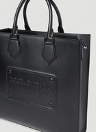 Dolce & Gabbana - Logo Embossed Tote Bag in Black