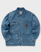 Carhartt Wip Stamp Jacket Blue - Mens - Denim Jackets/Overshirts