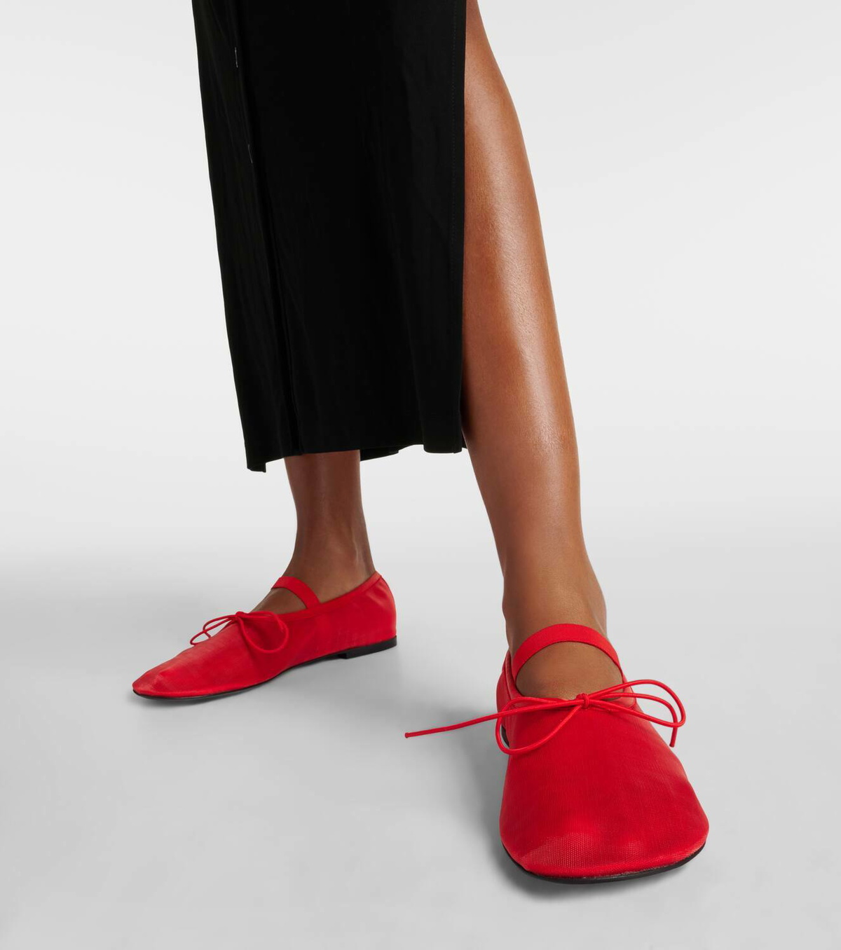 Proenza Schouler Glove mesh Mary Jane flats
