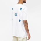 Pop Trading Company Men's Logo T-Shirt in White Limoges