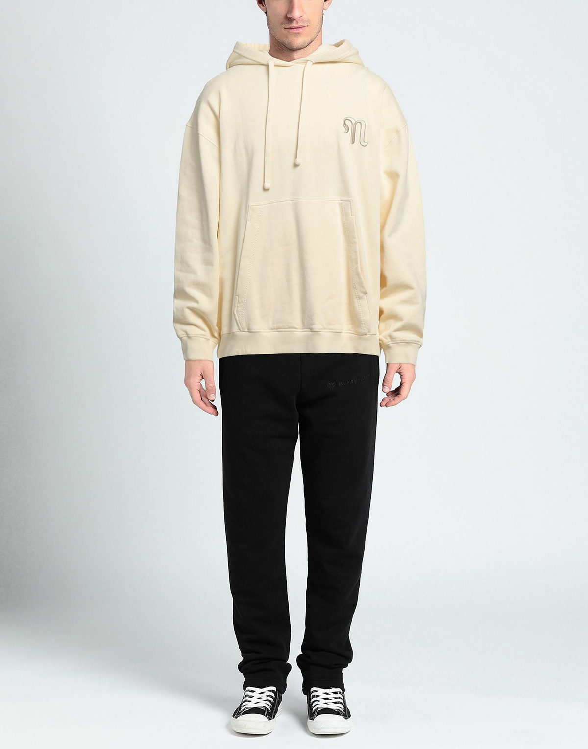 Nanushka Mens Sweatshirt Ivory