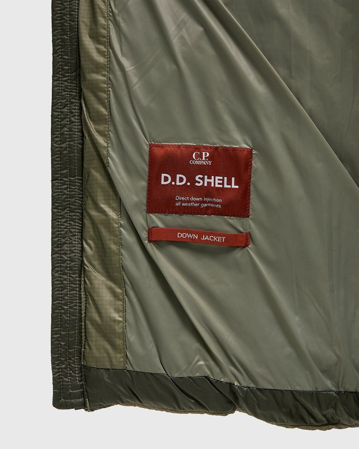 C.P. Company D.D. Shell Hooded Down Puffer Jacket Grey Mens Down & Puffer Jacket