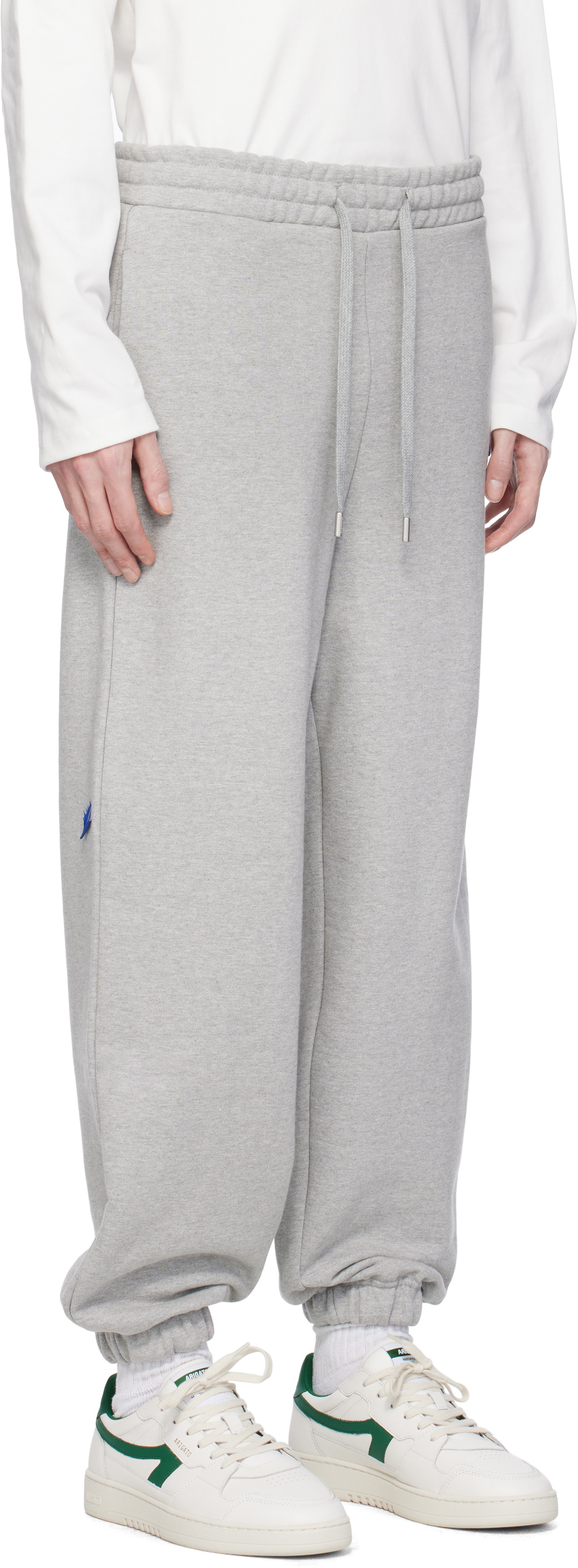 ADER error Gray Sig; TRS Tag 01 Sweatpants
