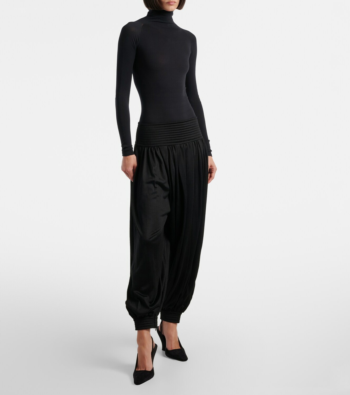 Alaïa Wool-blend balloon pants