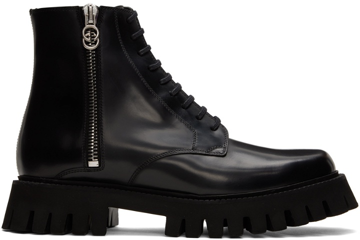 Photo: Gucci Black Leather Chelsea Boots