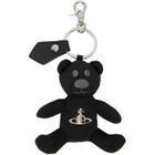 Vivienne Westwood Black Teddy Bear Keychain