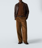 Loewe Campo suede penny loafers