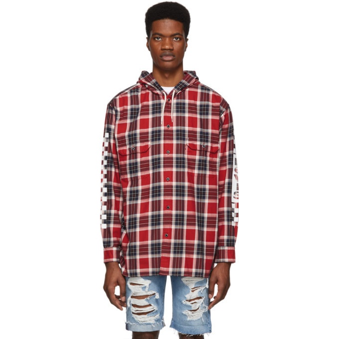 Photo: Levis Red Check Linka Hooded Shirt