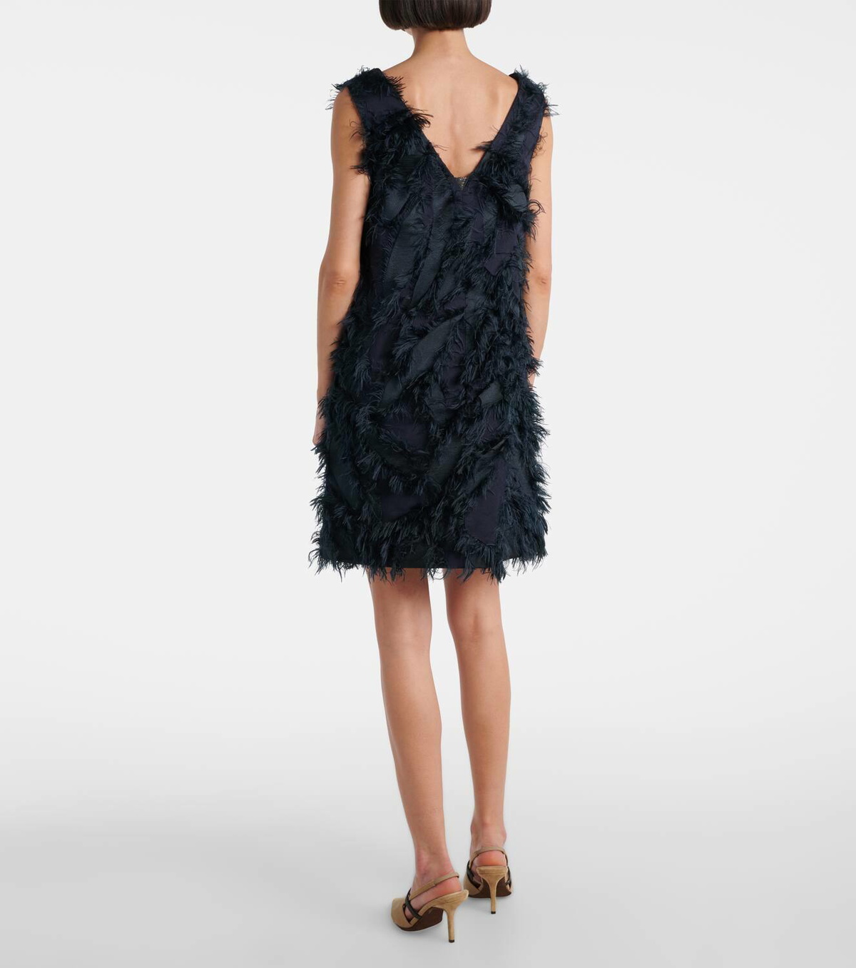 Brunello Cucinelli Fringed minidress