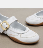 Miu Miu Gymnasium leather Mary Jane flats