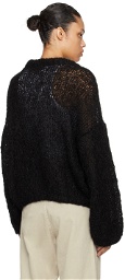 CASEY CASEY Black Brushed Sweater