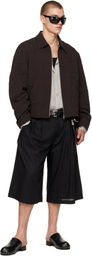 OUR LEGACY Black Suture Belt