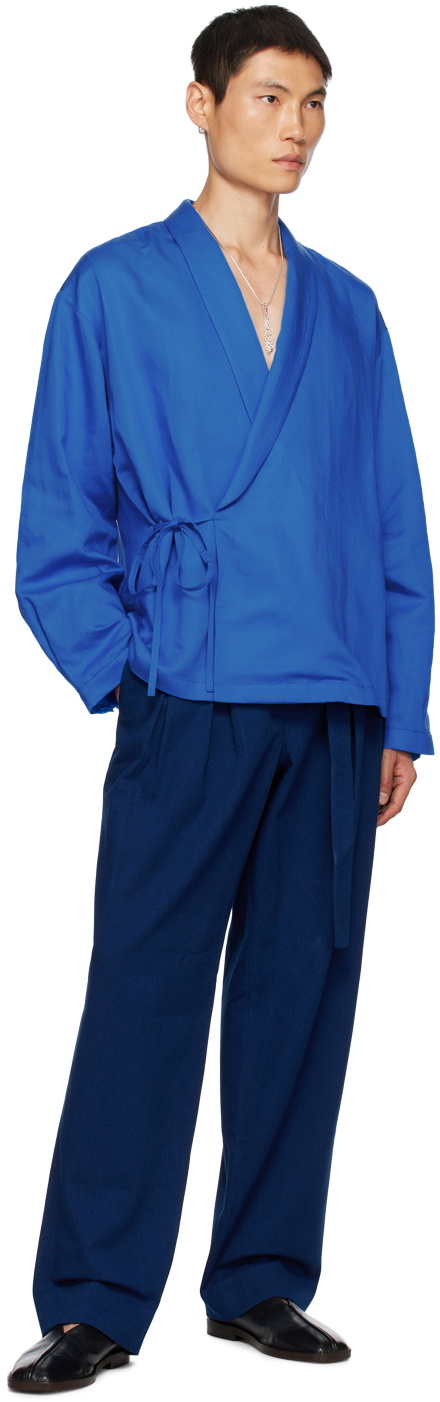 King & Tuckfield Indigo Grant Trousers