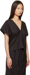 Baserange Brown Dadar Top