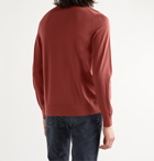 Theory - Slim-Fit Wool Sweater - Red