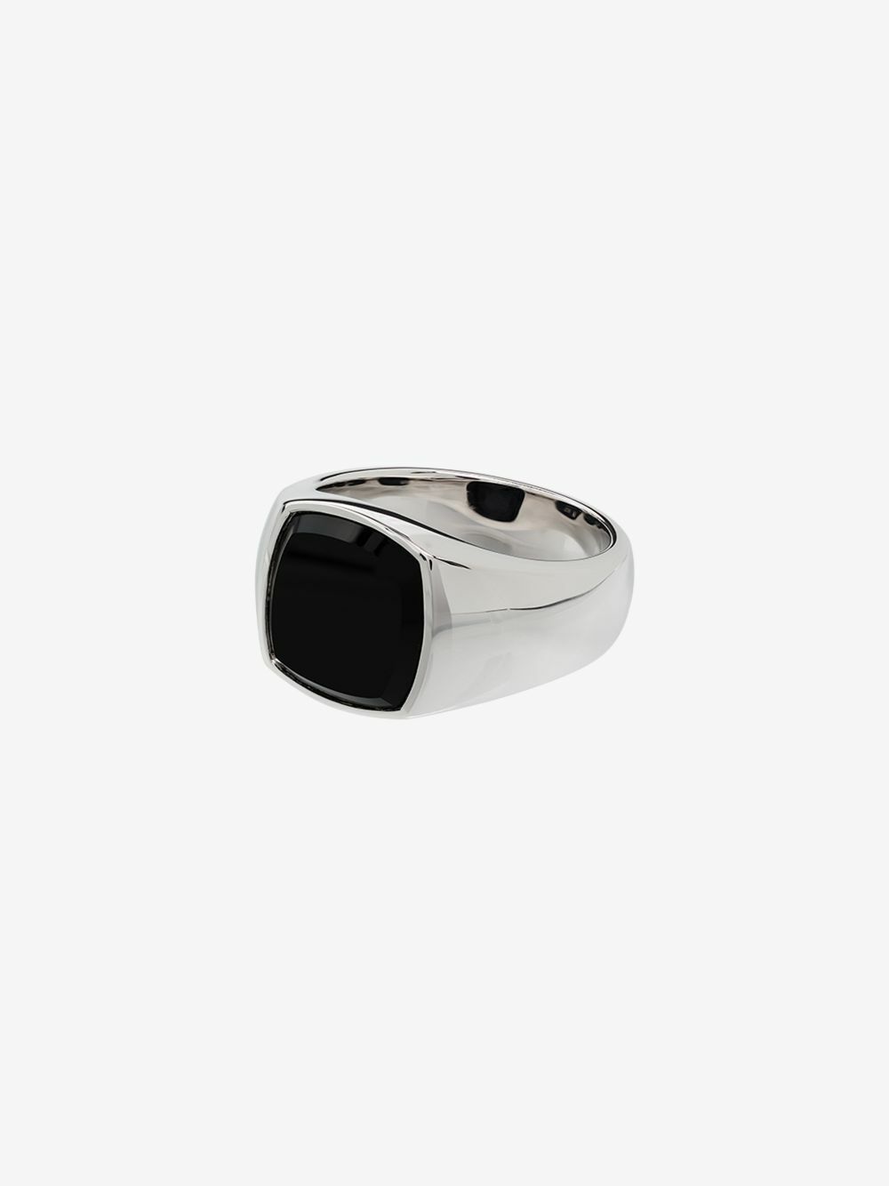 Tom Wood Sterling Silver Shelby Onyx Ring Tom Wood