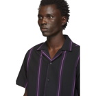 Saturdays NYC Black Canty Stripe Shirt