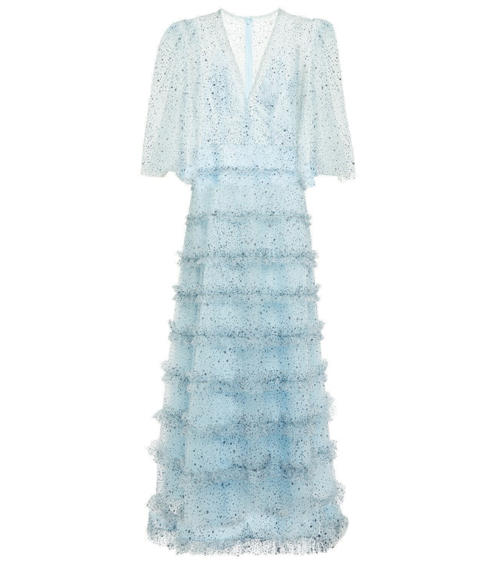 Photo: Costarellos Lucia embellished tulle gown