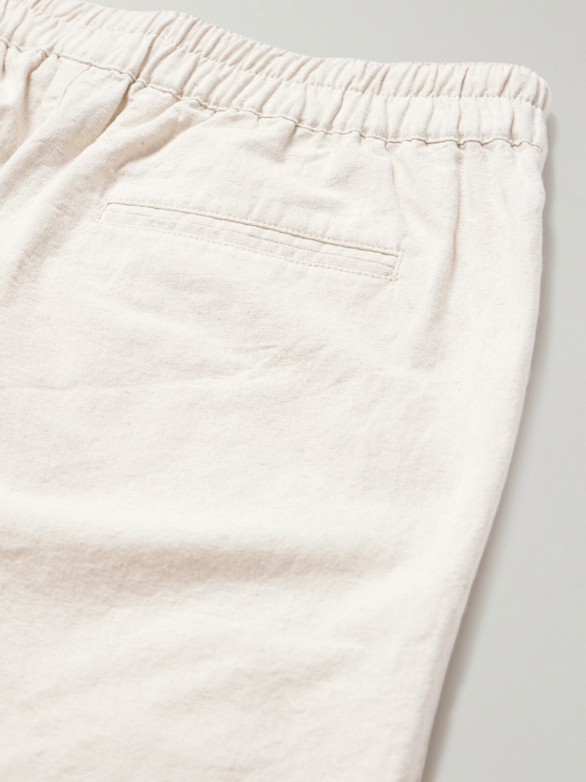 Folk - Cotton and Linen-Blend Suit Trousers - Neutrals