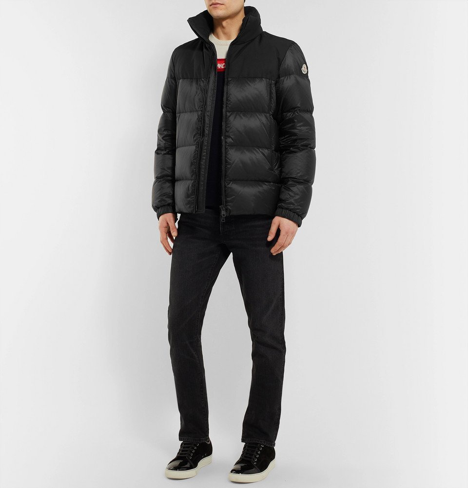 Moncler - Faiveley Slim-Fit Quilted Shell Down Jacket - Black