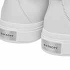 Givenchy Men's Leather City High Top Sneakers in White