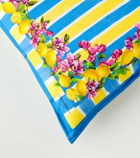 Dolce&Gabbana Casa Taormina striped cotton cushion
