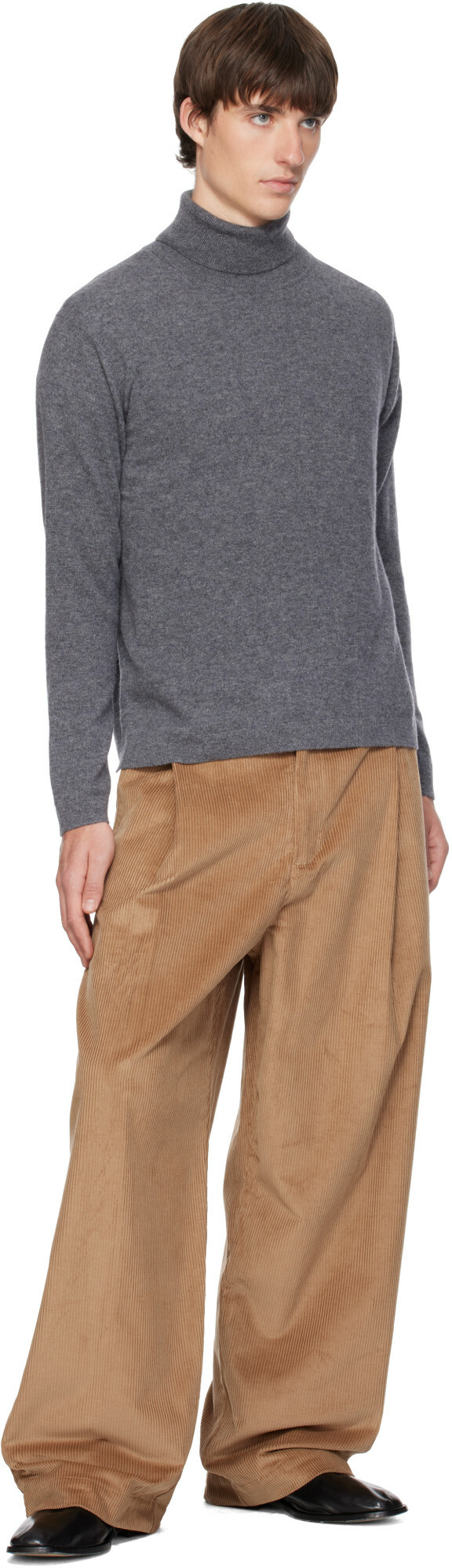 LISA YANG Gray Aksel Turtleneck