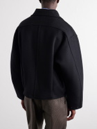 YOKE - Wool and Cashmere-Blend Felt Blouson Jacket - Black