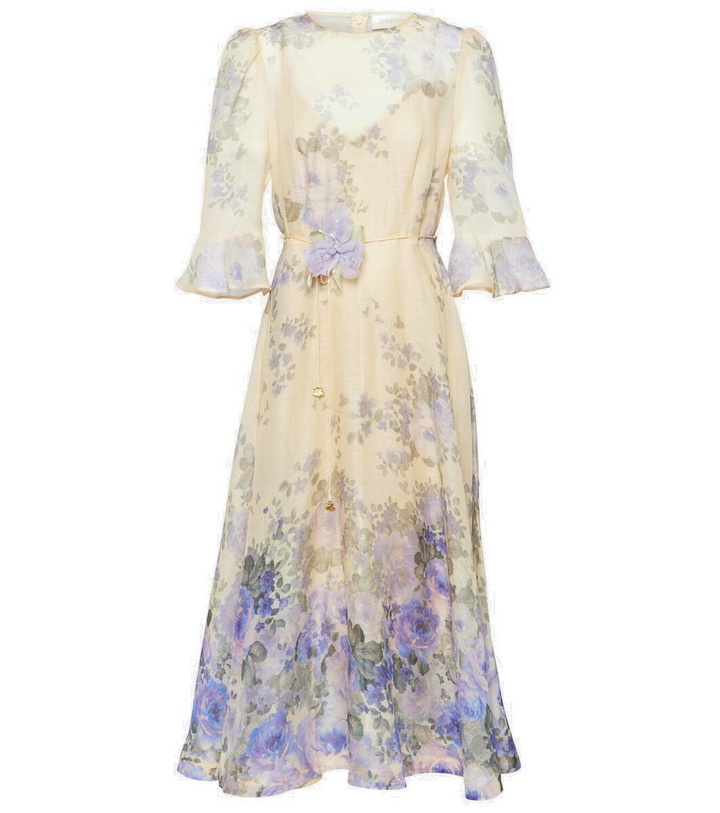 Photo: Zimmermann Lyrical silk linen midi dress