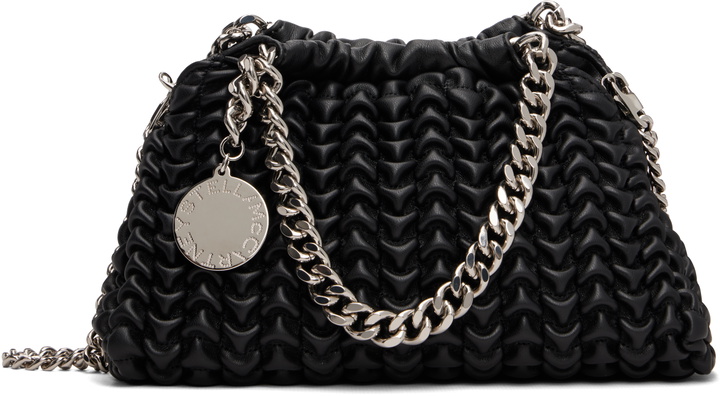 Photo: Stella McCartney Black Falabella Popcorn Drawstring Crossbody Bag