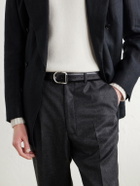 Déhanche - 3cm Mija Full-Grain Leather Belt - Black