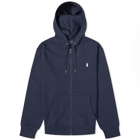 Polo Ralph Lauren Men's Double Knit Tech Zip Hoodie in Aviator Navy