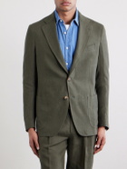 De Petrillo - Linen Blazer - Green