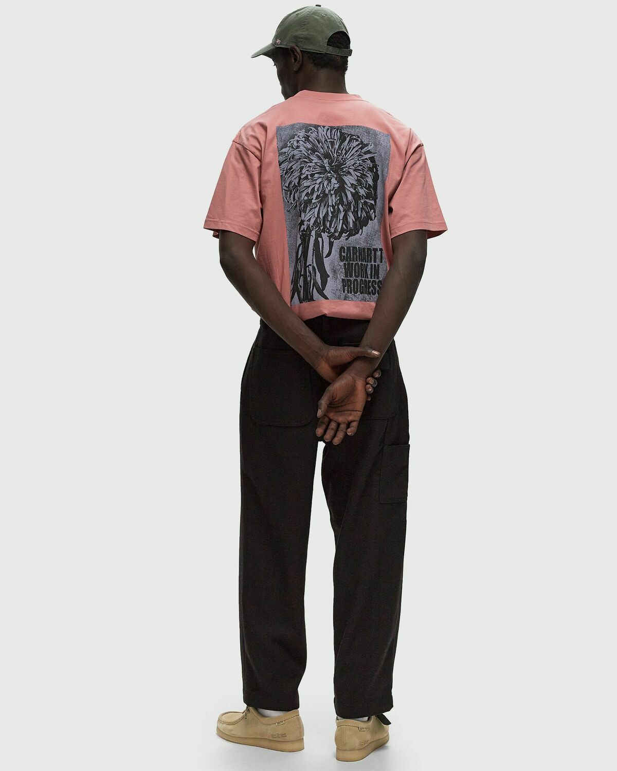 Carhartt WIP S/S Chrysanthemum Tee pink Mens Shortsleefe Carhartt WIP