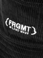 Moncler Genius - 7 Moncler FRGMT Hiroshi Fujiwara Reversible Cotton-Corduroy and Shell Bucket Hat - Black