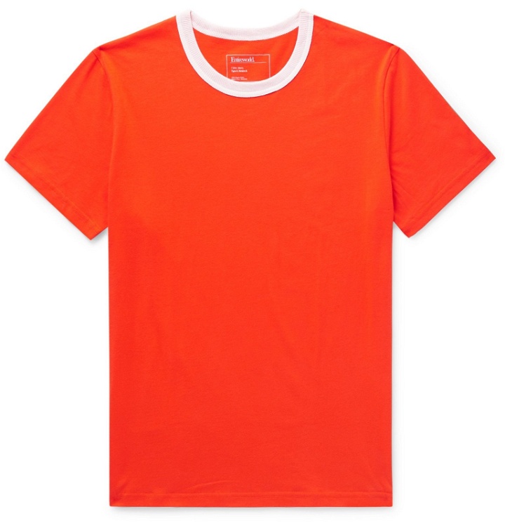 Photo: Entireworld - Organic Cotton-Jersey T-Shirt - Orange