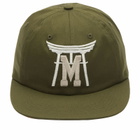 Maharishi Men's Temple M Okinawa 6 Panel Cap in Olive 