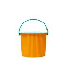 Hachiman Omnioutil Storage Bucket & Lid - Mini in Orange/Turquoise