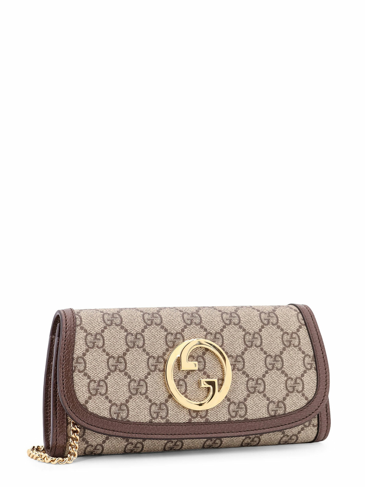 【GUCCI】 Gg Supreme Fabric Gucci Blondie Wallet Gucci Blondie Gg Supreme Fabric And Leather Shoulder Bag Gucci