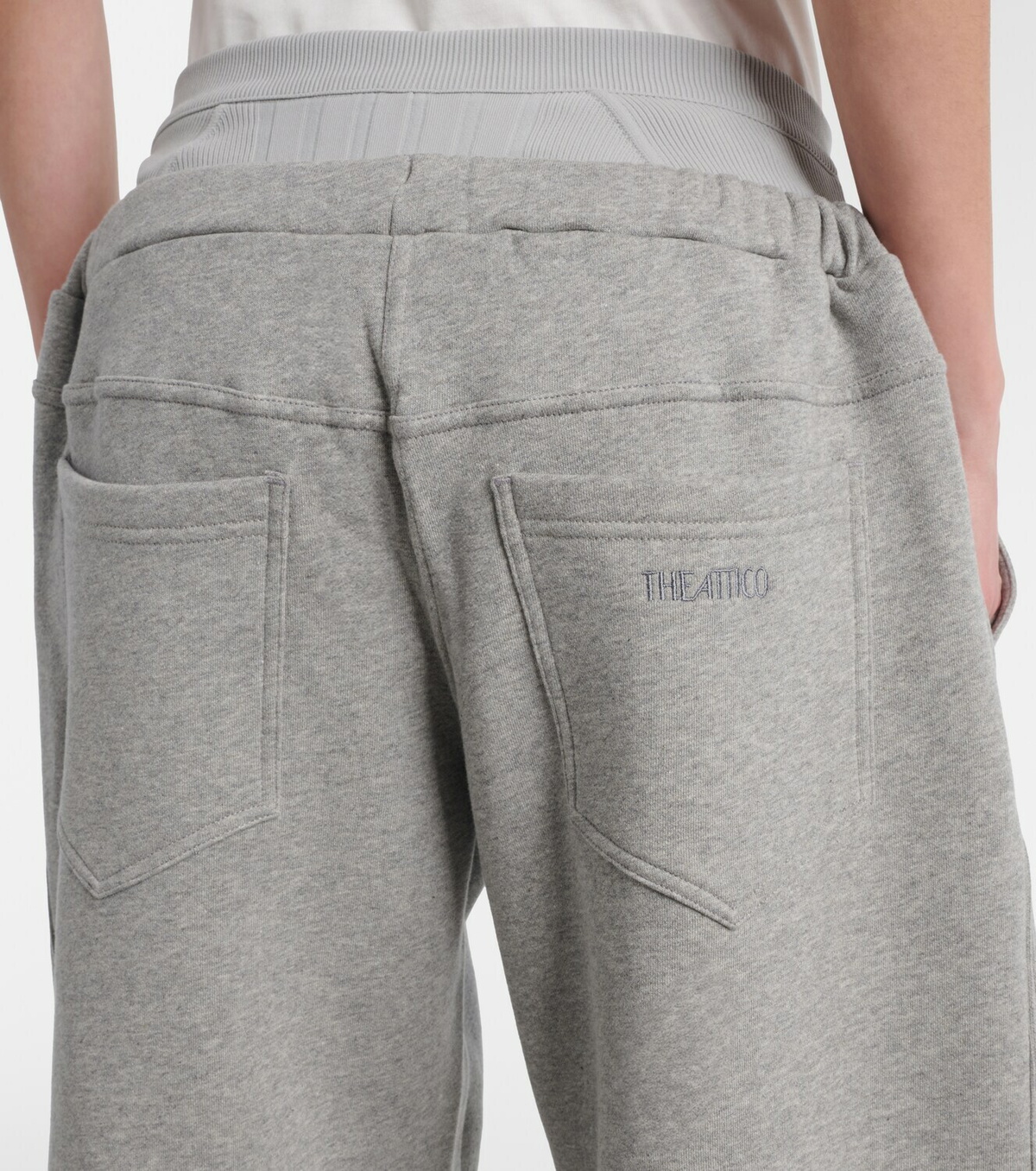 The Attico Cotton jersey sweatpants
