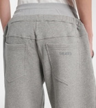 The Attico Cotton jersey sweatpants