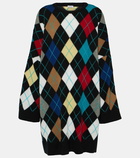 Loewe Argyle wool minidress