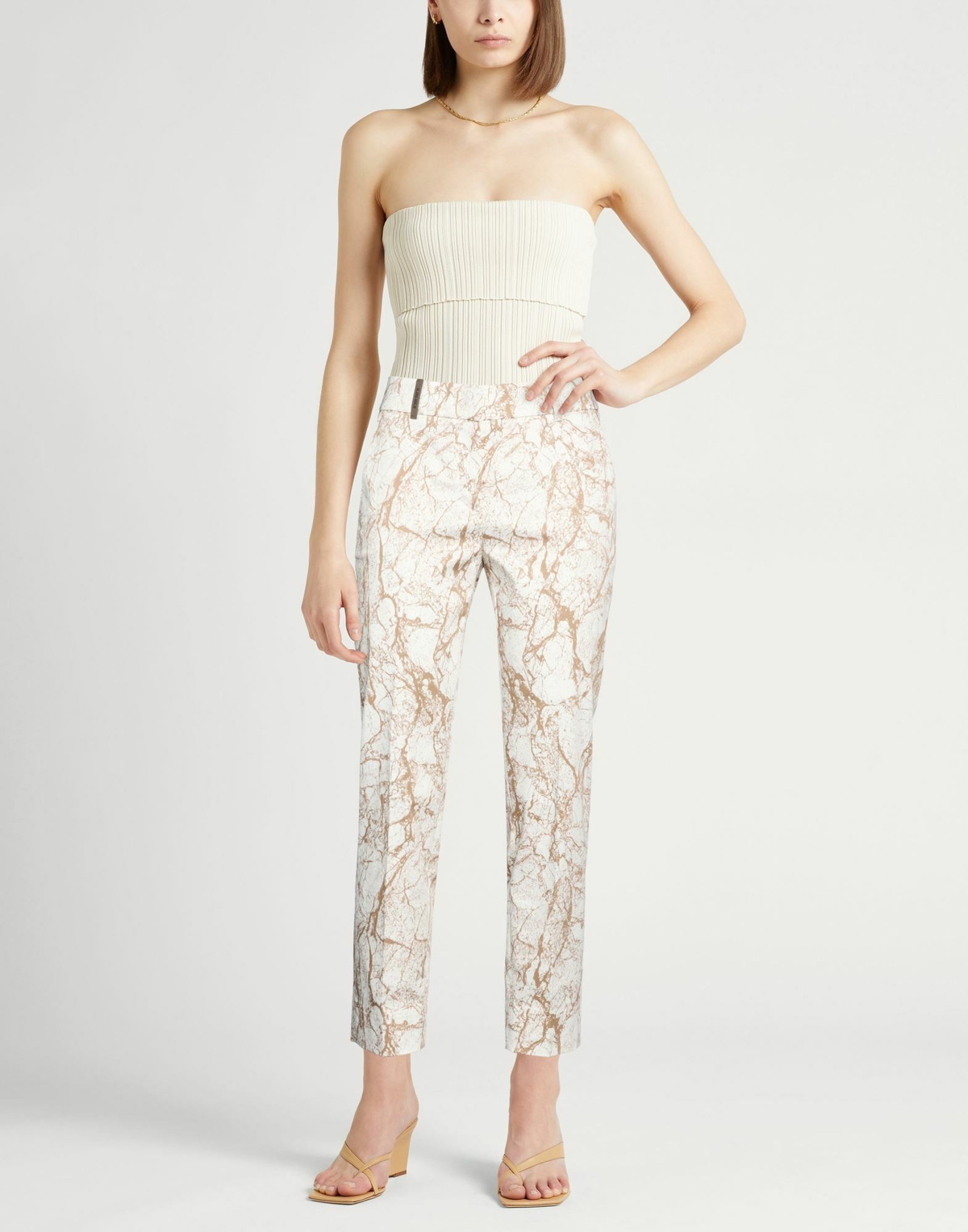 Peserico Womens Pants in White