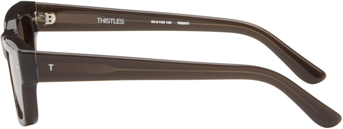 THISTLES Brown 'The Jack' Sunglasses