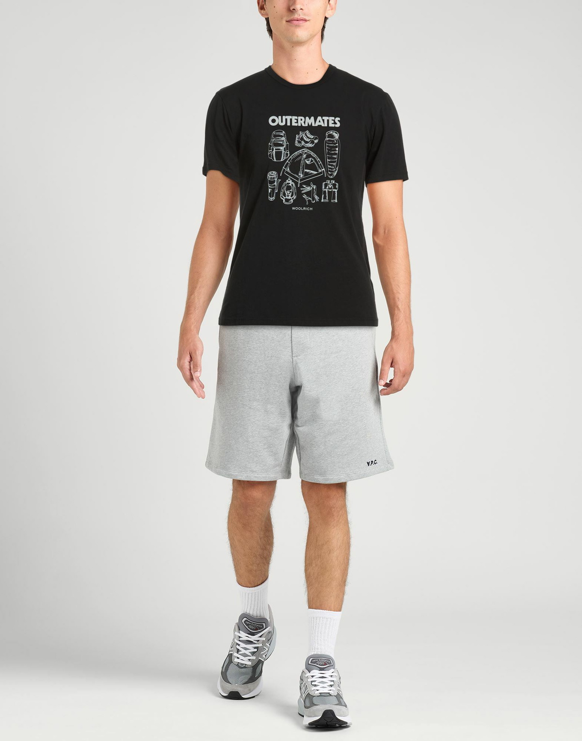 Woolrich Mens T-shirt in Black