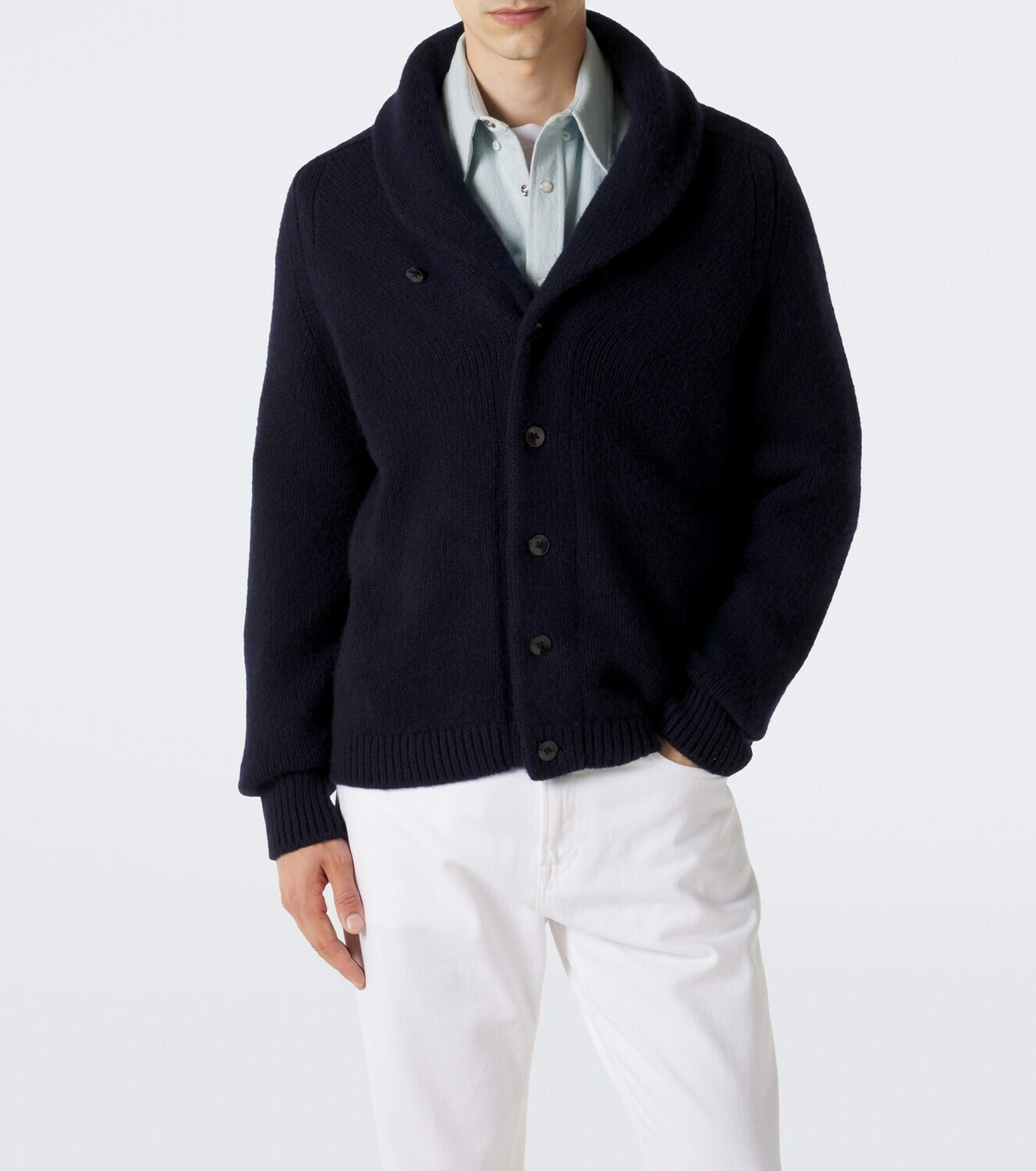 Umit Benan Montana cashmere and silk cardigan