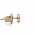 Miansai Men's Osiris Stud Earring in Polished Gold 