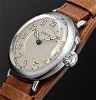 Oris - Big Crown 1917 Limited Edition Automatic 40mm Stainless Steel and Leather Watch - Men - Silver